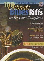 100 ultimate blues riffs for bb (tenor) saxophone beginner series cover image cdn
