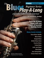 Blues play-a-long and solos collection for clarinet beginner series cover image cdn
