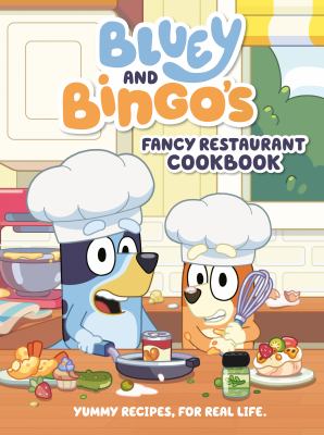 Bluey and Bingo's fancy restaurant cookbook cover image cdn