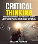 Critical Thinking cover image cdn