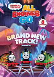 Thomas & friends, all engines go. Brand new track cover image
