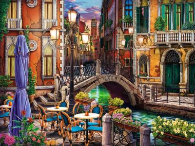Venice twilight jigsaw puzzle cover image