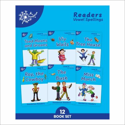 Dandelion readers vowel spellings. Level 2  cover image cdn