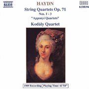 Haydn : String Quartets Op. 71, Apponyi Quartets cover image cdn