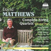 Matthews : Complete String Quartets, Vol. 1 cover image cdn