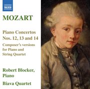 Mozart : Piano Concertos Nos. 12, 13 & 14 (version For Piano And String Quartet) ** cover image cdn