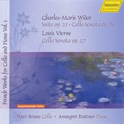 Widor, C.-M. : Cello Sonata / 3 Pieces / Vierne, L.. Cello Sonata (bruns) (french Works For Cello ... cover image cdn