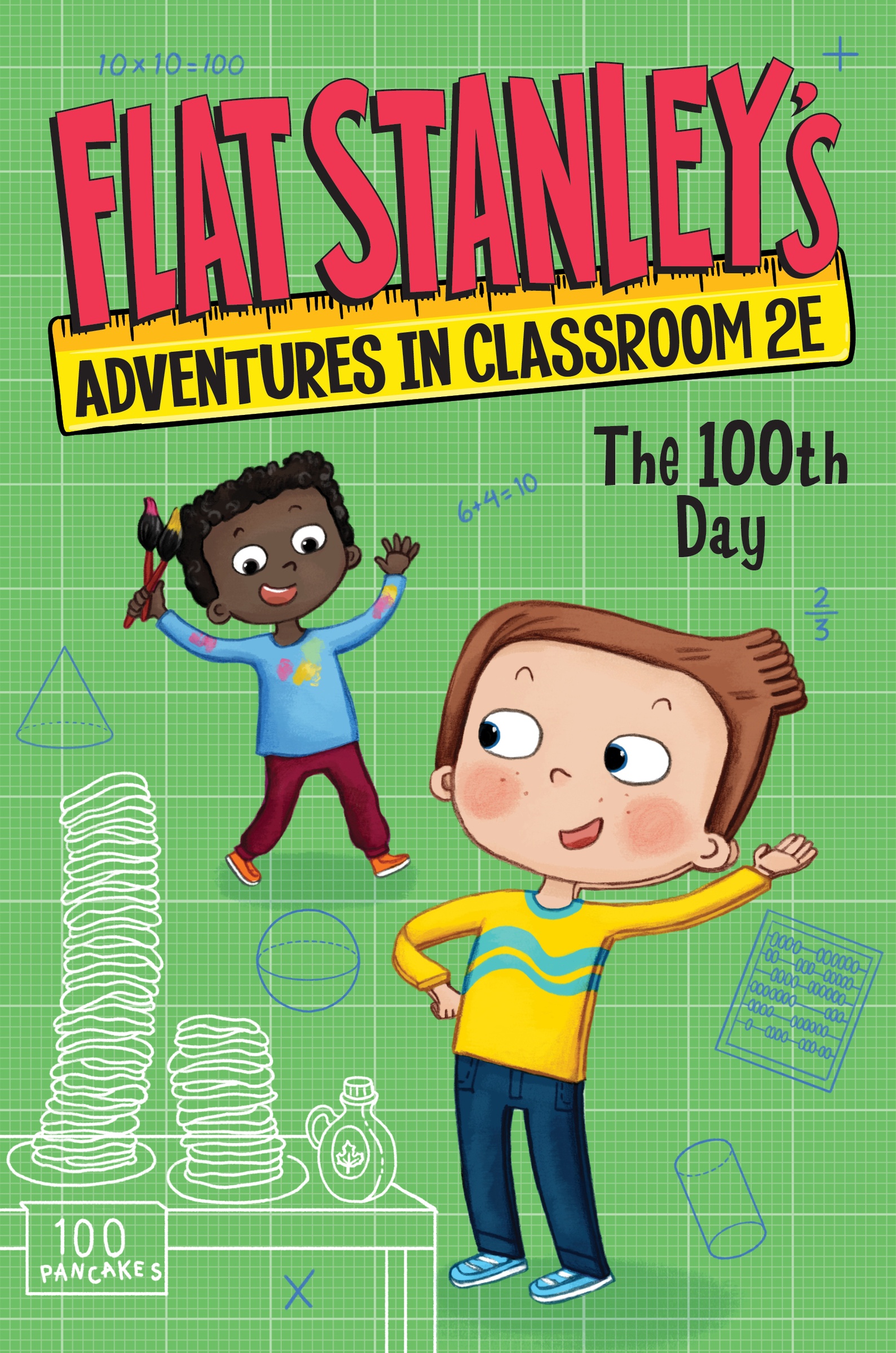 Flat Stanley's adventures in classroom 2E : the 100th day cover image cdn