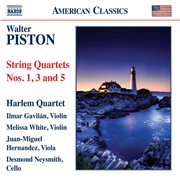 Piston : String Quartets Nos. 1, 3 & 5 cover image cdn