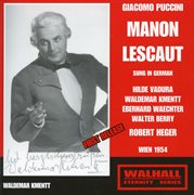 Puccini : Manon Lescaut (sung In German) [recorded 1954] cover image cdn
