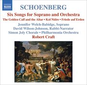 Schoenberg : 6 Orchestral Songs / Kol Nidre / Friede Auf Erden cover image cdn