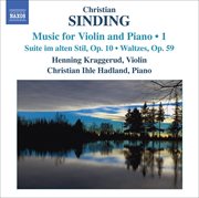 Sinding, C. : Violin And Piano Music, Vol. 1 cover image cdn