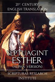 Septuagint : Esther (Alpha Version). Septuagint cover image cdn
