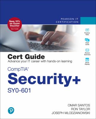 CompTIA Security+ SY0-601 cert guide cover image