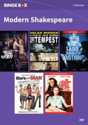Binge box. Modern Shakespeare cover image cdn