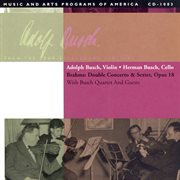 Brahms : Double Concerto For Violin And Cello / Sextet No. 1 / Mendelssohn. Capriccio (busch) (1949) cover image cdn
