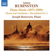 Rubinstein : Piano Music (1871-1890) cover image cdn