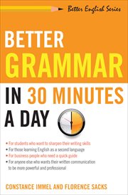 Better grammar in 30 minutes a day cover image