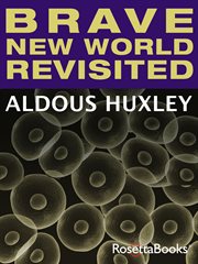 Brave new world ; and, Brave new world revisited cover image cdn