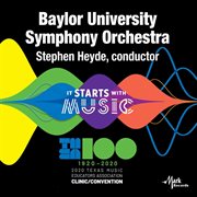 2020 Texas Music Educator's Association clinic/convention. Baylor University Symphony Orchestra cover image