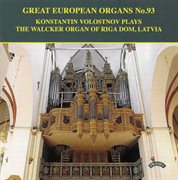 Great European Organs, Vol. 93 cover image
