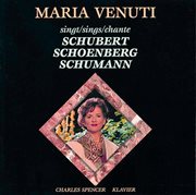 Venuti, Maria : Schubert / Schoenberg / Schumann cover image
