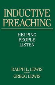 Inductive Preaching : Helping People Listen cover image