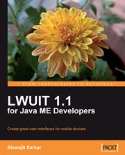 LWUIT 1.1 for Java ME Developers cover image cdn