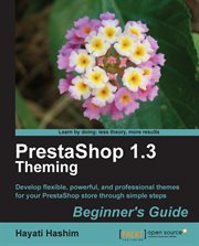 PrestaShop 1.3 Theming : Beginner's Guide cover image cdn