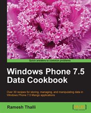 Windows Phone 7.5 Data Cookbook cover image cdn