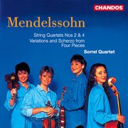 Mendelssohn : String Quartet No. 4, String Quartet No. 2 & Four Pieces For String Quartet cover image cdn