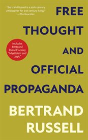 Free Thought and Official Propaganda cover image cdn