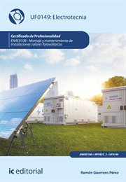 Electrotecnia. ENAE0108 cover image cdn