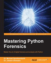 Mastering Python Forensics cover image cdn