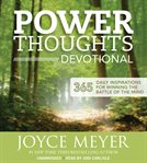 Power Thoughts Devotional : 365 Daily Inspirations for Winning the Battle of the Mind cover image cdn