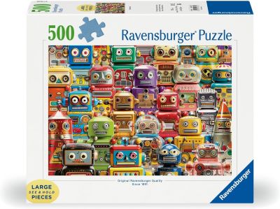 Retro robots jigsaw puzzle cover image cdn
