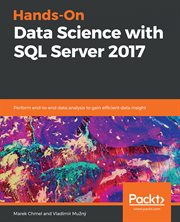 Hands-On Data Science With SQL Server 2017 cover image cdn