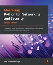 Mastering Python for Networking and Security cover image cdn