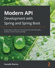 Modern API Development With Spring and Spring Boot cover image cdn
