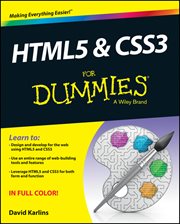 HTML5 & CSS3 for Dummies cover image cdn
