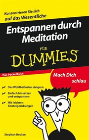 Entspannen Durch Meditation Für Dummies Das Pocketbuch cover image cdn