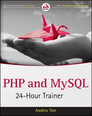 PHP and MySQL 24-Hour Trainer cover image cdn