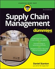 Supply Chain Management for Dummies cover image cdn