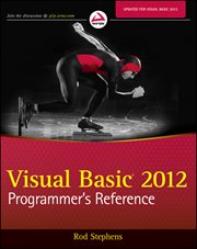 Visual Basic 2012 Programmer's Reference cover image cdn