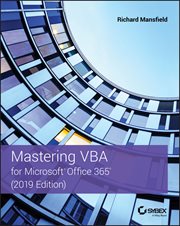 Mastering VBA for Microsoft Office 365 cover image cdn