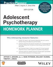 Adolescent Psychotherapy Homework Planner cover image cdn