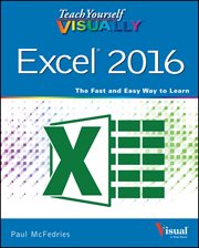 Teach Yourself VISUALLY Excel 2016 cover image cdn