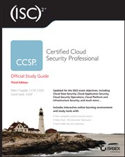 (ISC)2 CCSP Certified Cloud Security Professional Official Study Guide cover image cdn
