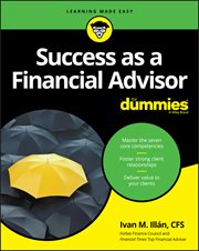 Success as a Financial Advisor for Dummies cover image cdn