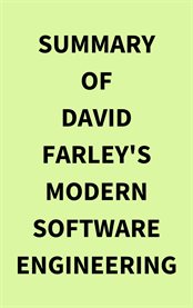 Summary of David Farley's Modern Software Engineering cover image cdn